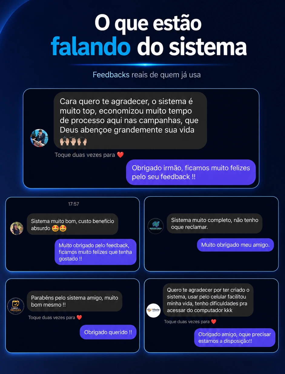 Depoimentos reais de usuários da Central da Campanha